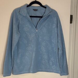 Eddie Bauer Light Blue Fleece Jacket
